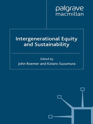 cover image of Intergenerational Equity and Sustainability